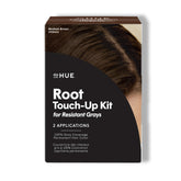 dpHUE Root Touch-Up Kit box front showing ready-to-use solution for resistant grays
