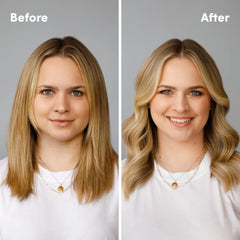 DPHue Color Fresh frizz control boost keeps hair smooth without heaviness.