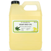 Dr Adorable hemp seed oil bottle top view signaling premium purity for glow