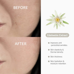 Swirl on skin demonstrates quick absorption for a radiant look.