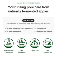 Dr. ato Apple Cider Vinegar Body Wash hypoallergenic formula protects sensitive skin