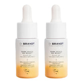 Dr. Brandt Bright This Way bottle applying concentrate to a dark spot for even skin tone