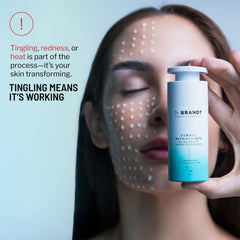 Dr. Brandt Needles No More applied to dry skin with a gentle massage.