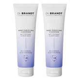 Dr. Brandt Pores No More cleanser packaging signals refreshing cleanse