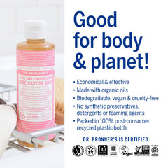Packaging made from recycled materials for eco-friendly cleaning