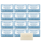 Dr. Bronner's Baby Unscented Magic Bar 12-pack for gentle daily cleansing.