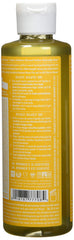 Dr Bronner's castile soap on countertop demonstrates eco-friendly cleaning