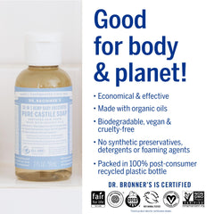 Dr. Bronner's organic palm kernel oil sourced from fair trade farms