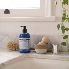 Dr. Bronner's Organic Shikakai Powder in soap gently nourishes skin and hair while cleansing