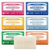 Dr. Bronner's Almond Bar for a gentle, nourishing cleanse
