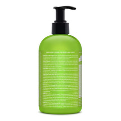 Dr. Bronner's Lemongrass Sugar Soap showcasing rich lather for hands.