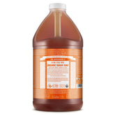 Dr. Bronner's Tea Tree Sugar Soap bottle in 64 oz size for versatile cleansing.