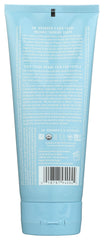 Dr. Bronner's unscented shaving soap label closeup shows plant-based formula.
