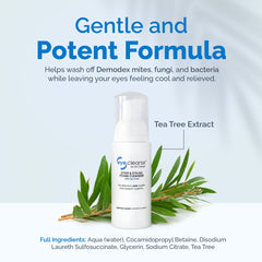 Dr Chrissie EyeCleanse on eyelash extensions preserves adhesive during cleaning