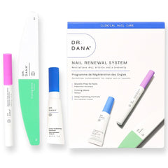 Dr. Dana Nail Repair Kit bottle closeup, nourishing for stronger nails.
