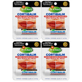 Dr. Dan's Cortibalm 4-pack tubes for quick lip care and protection.
