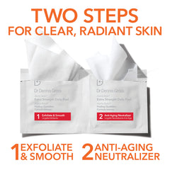 Alpha Beta Step 1 pad close-up for exfoliating action.