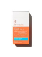 Dr Dennis Gross Alpha Beta Ultra Gentle Daily Peel step 1 exfoliation for smoother texture.