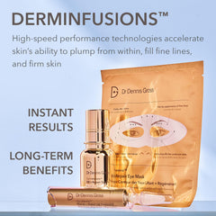 DermInfusions Lift + Repair Eye Mask sachet for under-eye hydration.