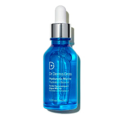 Dr Dennis Gross Hyaluronic Marine Hydration Booster bottle for lightweight hydration and smoother skin.