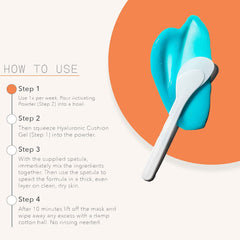 Dr Dennis Gross Hyaluronic Marine Modeling Mask setting time in minutes for quick hydration