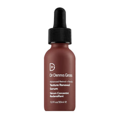 Dr Dennis Gross serum drops dispensed from the pump for easy AM/PM use.