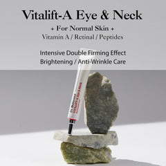 Dr.Different VITALIFT-A retinal formula bottle emphasizes potent anti-aging benefits for skin texture.