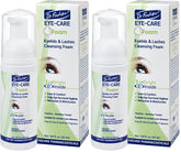 Dr. Fischer Tea Tree Eyelid Cleanser bottle with gentle foam for daily cleansing.
