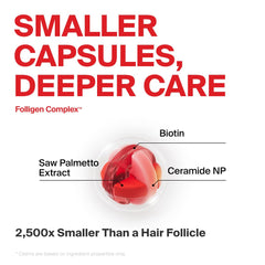 DR.FORHAIR Folligen Shampoo scalp cleanse image emphasizes oil balance and clean scalp feeling.