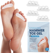 Dr. Frederick's Original hammer toe gels packaged for all-day toe support