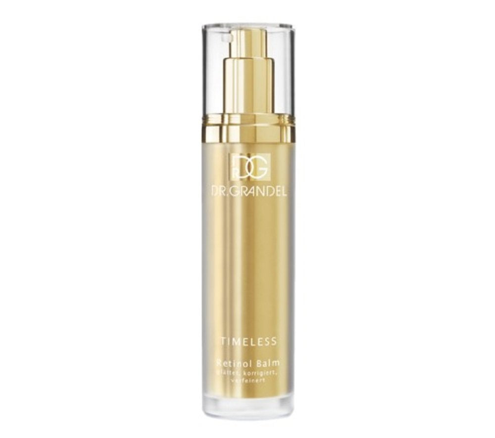 Dr. Grandel Timeless Retinol Balm bottle, ideal for nightly smoothing and nourishing care.