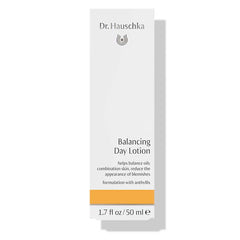 Dr. Hauschka Balancing Day Lotion bottle closeup highlights silky texture and moisture