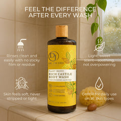 Aloe vera and vitamin E in DR.JACOBS NATURALS almond castile soap.