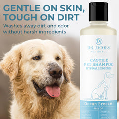 DR.JACOBS NATURALS label highlights coconut and olive oil base for softness.