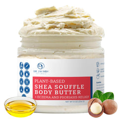 Dr. Jacobs Naturals Shea Soufflé jar front for long-lasting hydration