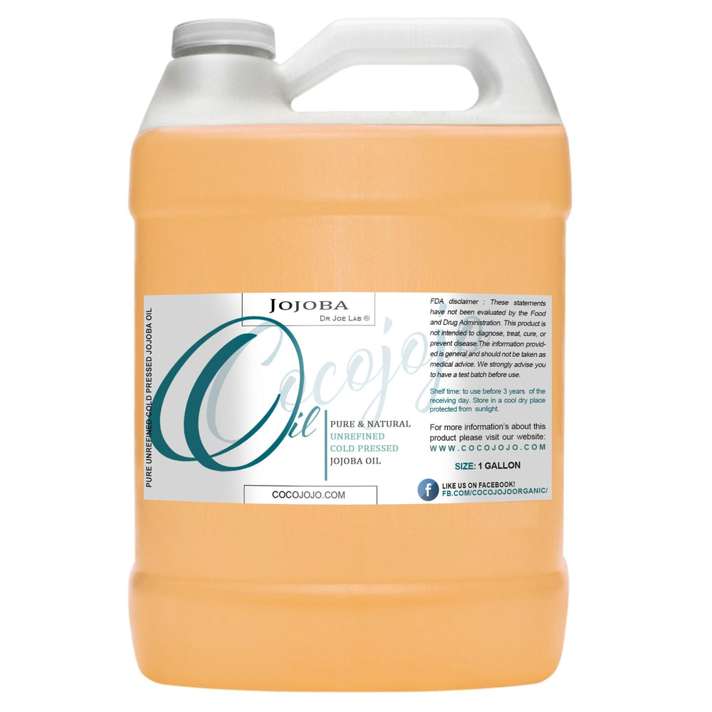 Dr Joe Lab Cocojojo Jojoba Oil bottle showcasing organic purity for skin and hair care.