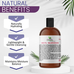 Dr Joe Lab Decyl Glucoside label emphasizes plant-derived, fragrance-free formulation