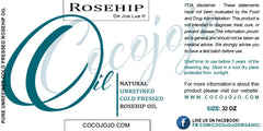 Close-up dropper delivering rosehip oil for nourishment
