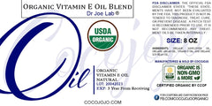 Dr Joe Lab Vitamin E Oil dropper releasing nourishment for hair