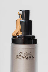 Dr. Lara Devgan SPF 44 BB Cream pump provides easy blending with hydrating skin benefits.