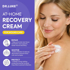 Dr. Luke Manuka Honey Wound Gel label highlights ingredients for skin support.