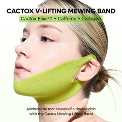 Dr.Melaxin Cactox V-Lifting Mewing Band cooling touch provides refreshing relief.