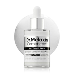 Dr.Melaxin Cemenrete Shot bottle showing a serum for firmer, clearer skin.
