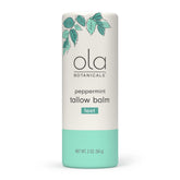 Dr. Mercola Ola Tallow Balm Foot Peppermint bottle for easy, refreshing foot care.