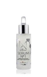 DR. Nigma Serum No 1 bottle showing hydration and a refreshing skincare moment
