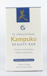 Dr Ohhira's Kampuku Beauty Bar 3-pack packaging for travel-friendly daily cleansing.