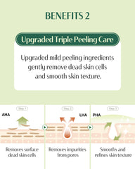 Fruited fruit-acid complex ingredients close-up supports gentle exfoliation for brightness