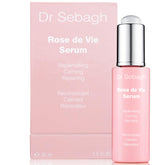 Dr Sebagh Rose de Vie Serum bottle close-up, premium anti-aging care.