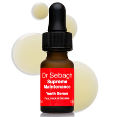 Dr Sebagh Supreme Maintenance Youth Serum dropper releasing serum for fast absorption