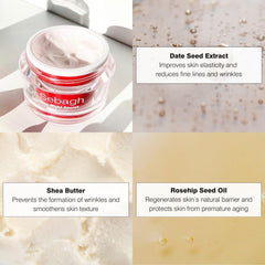 Dr Sebagh Supreme Night Secret cream swatch demonstrates smooth application and lasting hydration